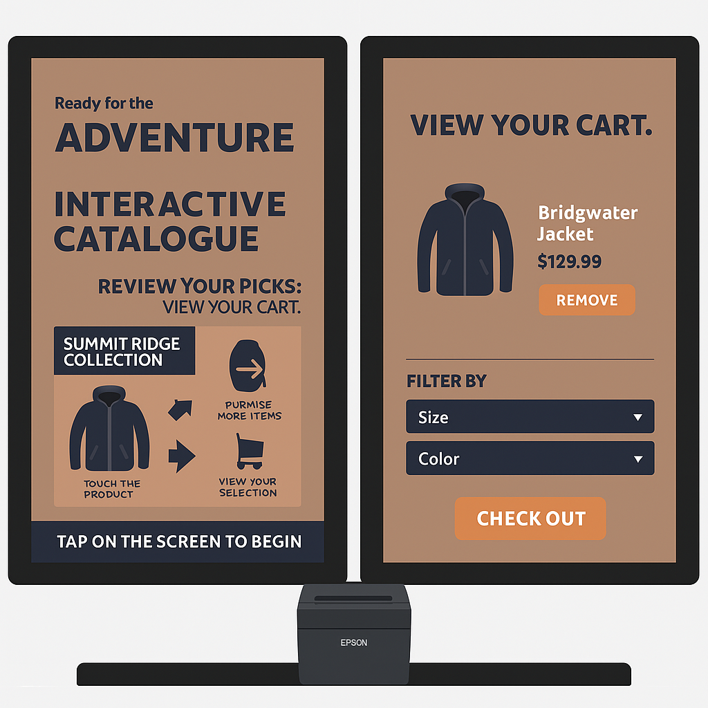 Multi-touch gesture control interface